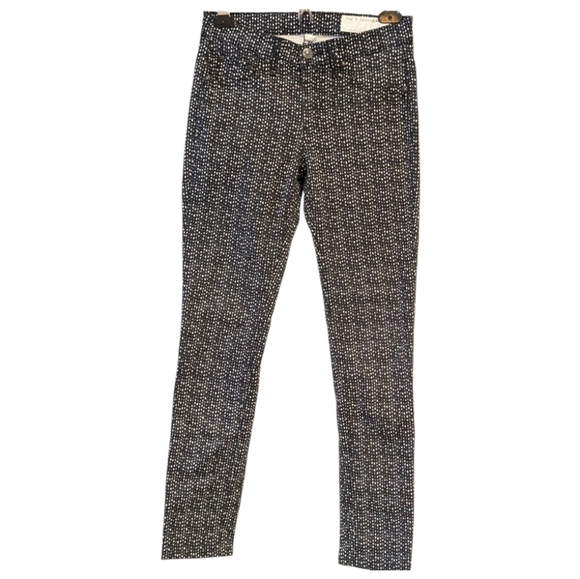 rag & bone Denim - Rag & Bone Beachwood Legging Jeans Speckled Navy White Sz 24